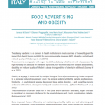FOOD ADVERTISING AND OBESITY
