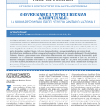 GOVERNARE L’INTELLIGENZA  ARTIFICIALE